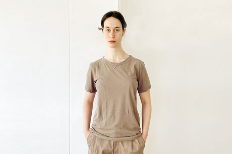 Beige Color Short Sleeves T Shirt