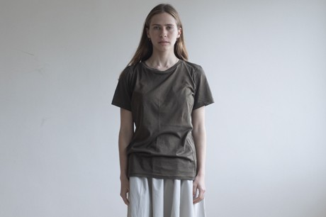 Basic T Shirt in Khaki