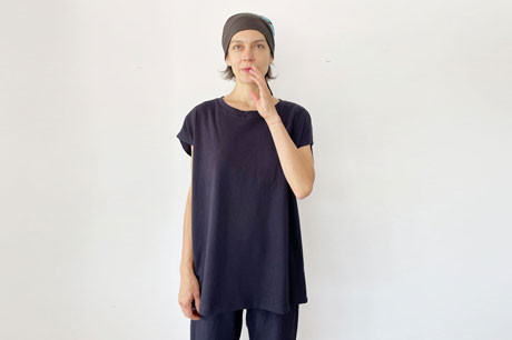 Dark Blue Top/Vest