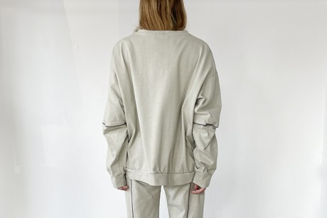 Oversize Sweatshirt Stone Colour