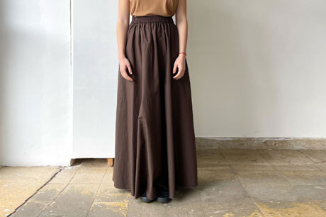 Brown Circle Skirt