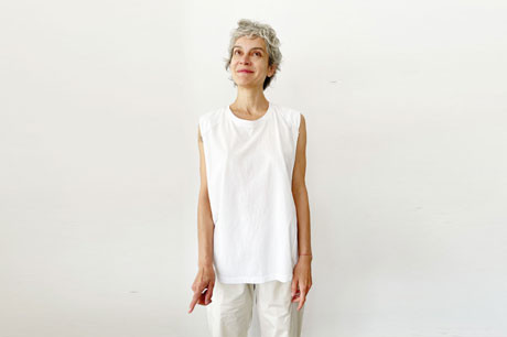 White Collage Top