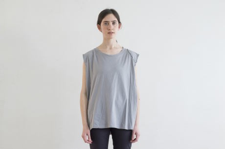 Light Grey Collage Top