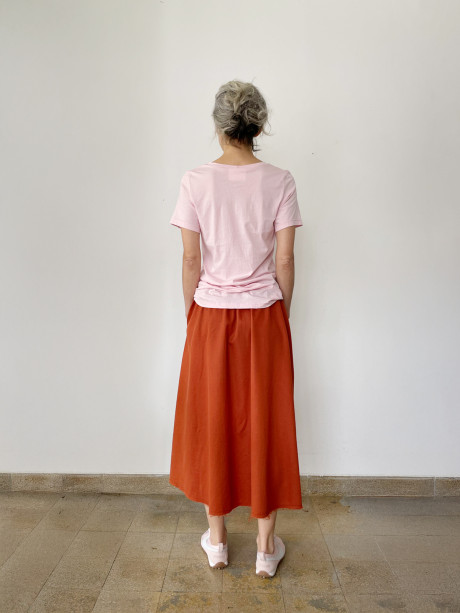 Baby Pink Basic Short Sleeves T Shirt