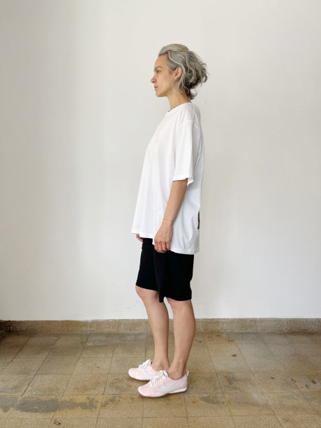 White Printed T shirt #2017