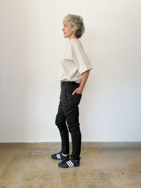 מכנסי פלייה שחורים