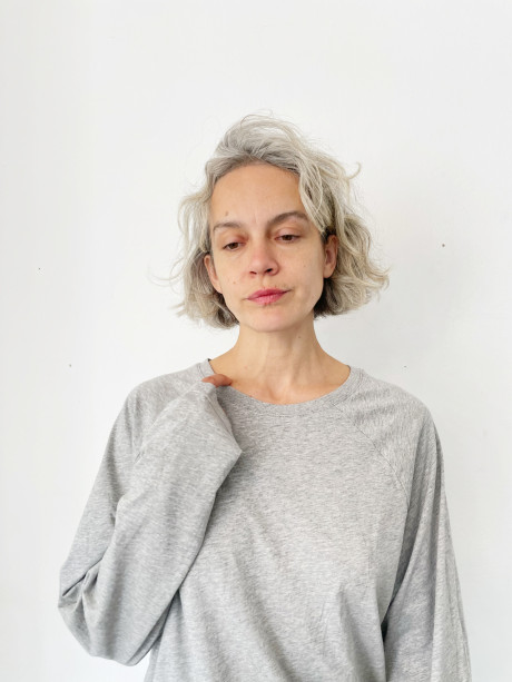 Melange Grey Raglan Cut T Shirt 
