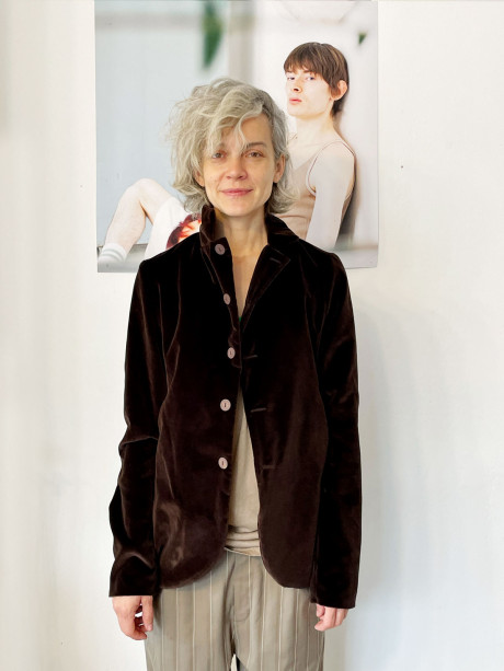 Brown Tiny Velvet Jacket