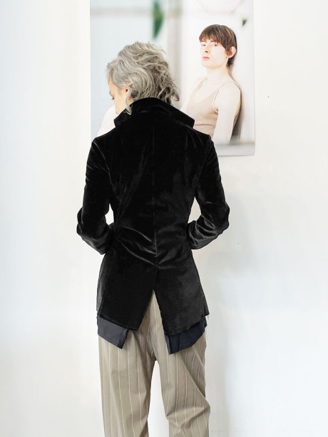Black Tiny Velvet Jacket