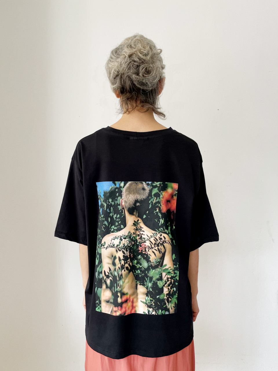Black Printed T shirt #2017