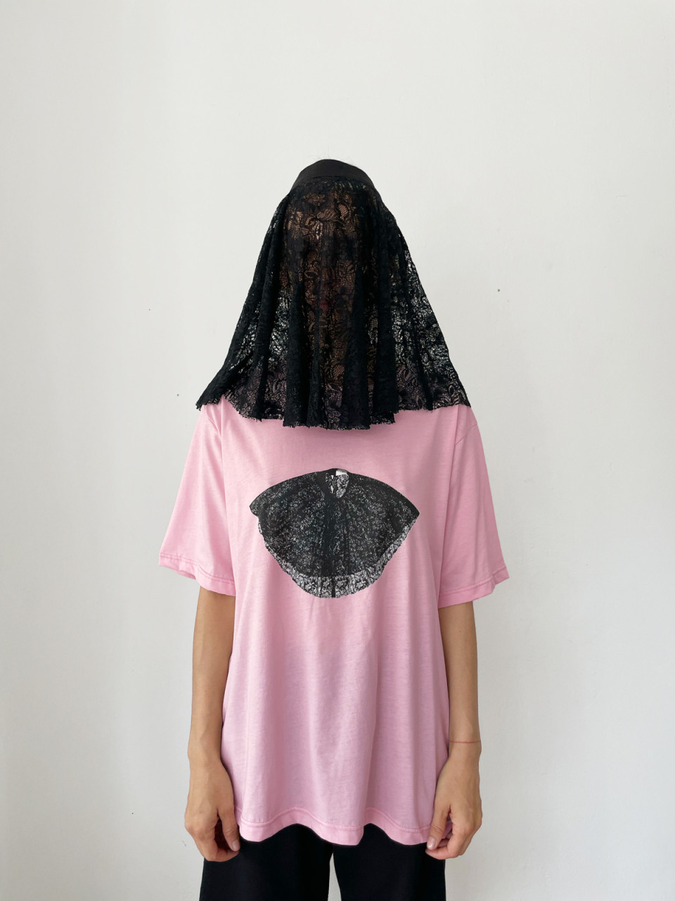 Printed T shirt #2010 Pink Color