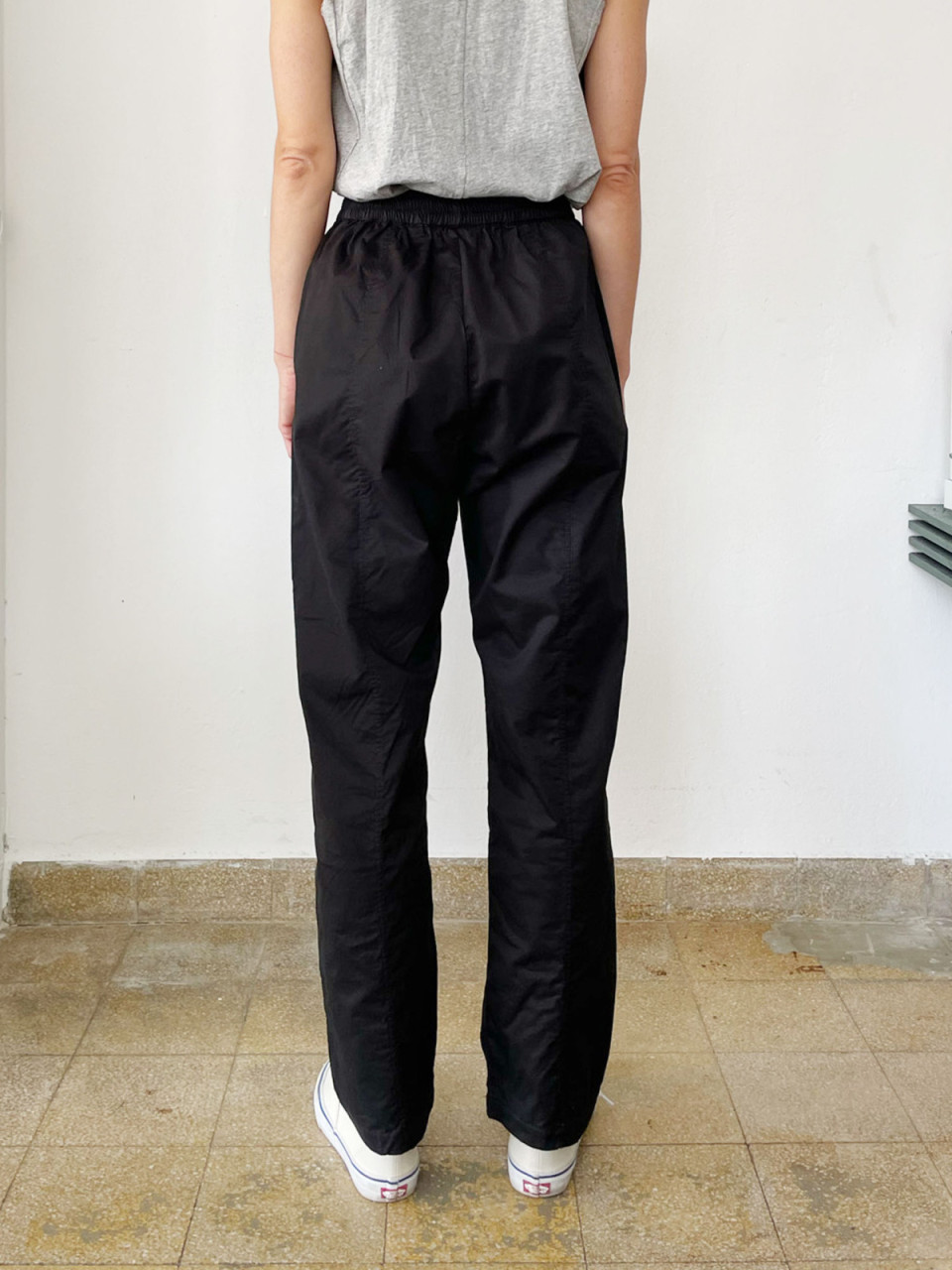 Black Labour Cotton Pants