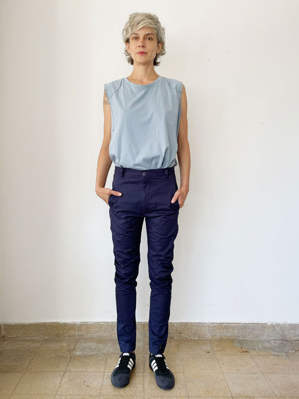 מכנסי פלייה כחולים