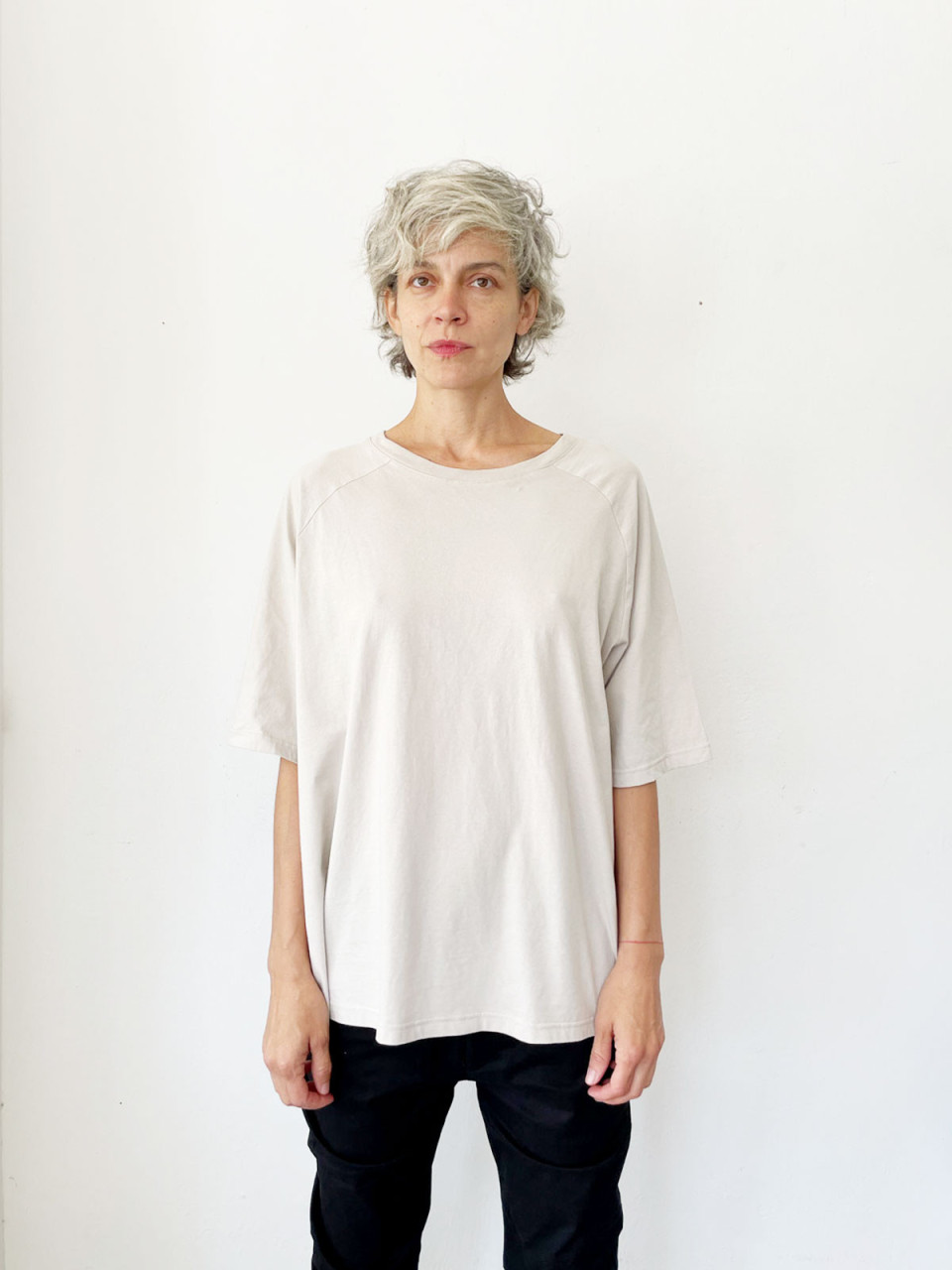 Stone Color Raglan Tshirt