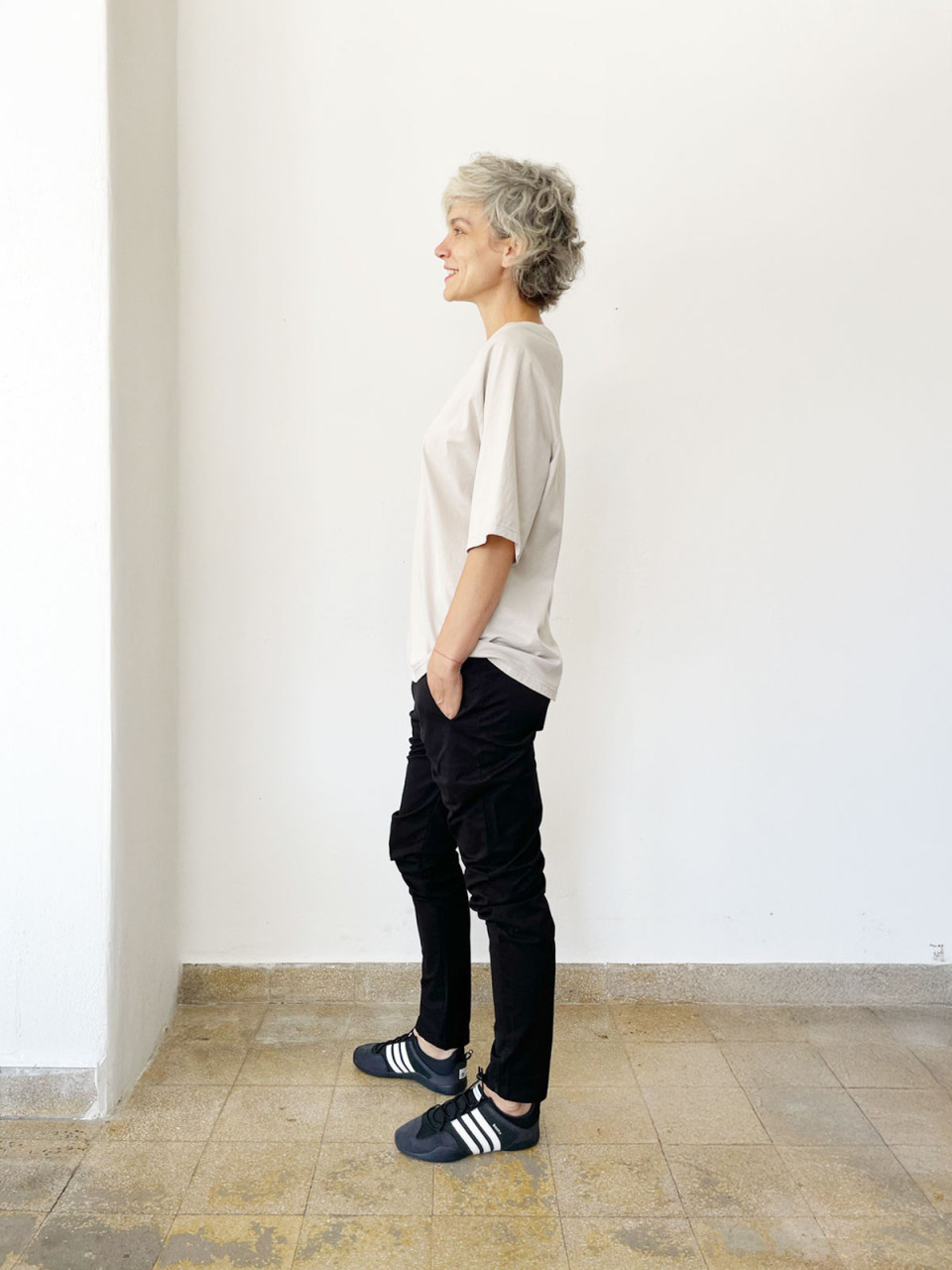 Stone Color Raglan Tshirt