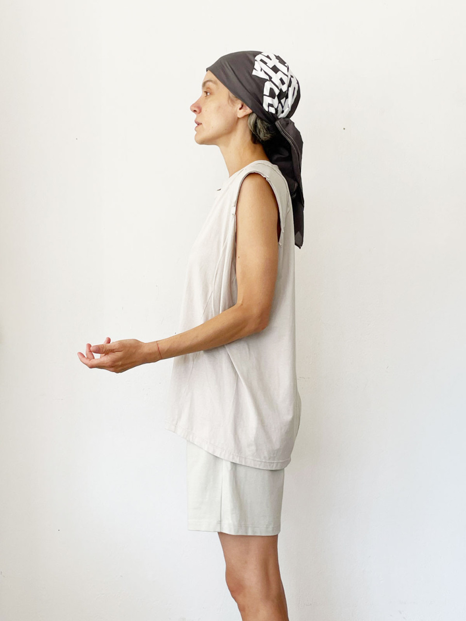 Stone Color Collage Top