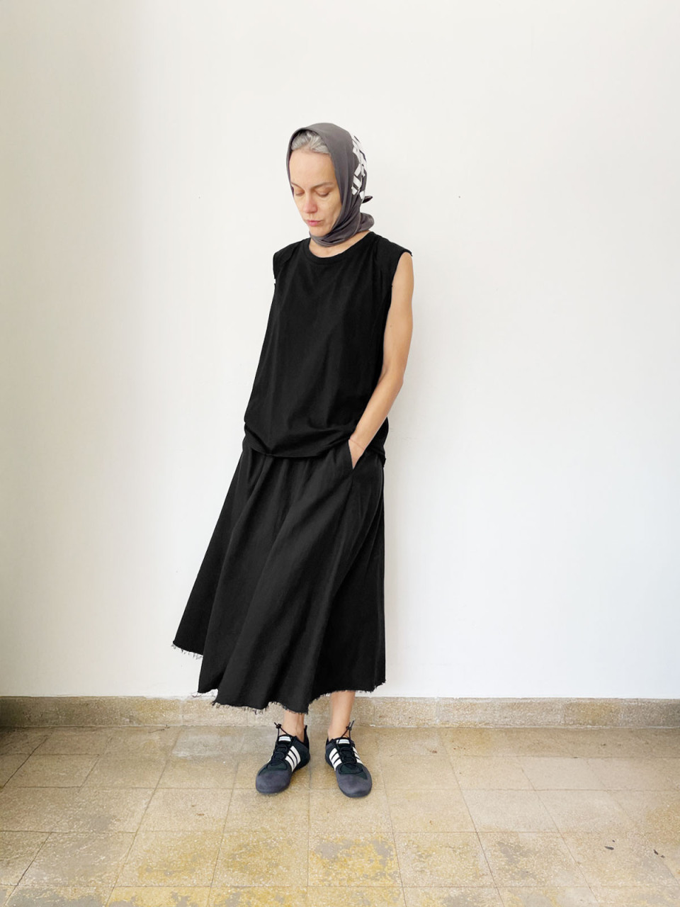 Black A Line Skirt
