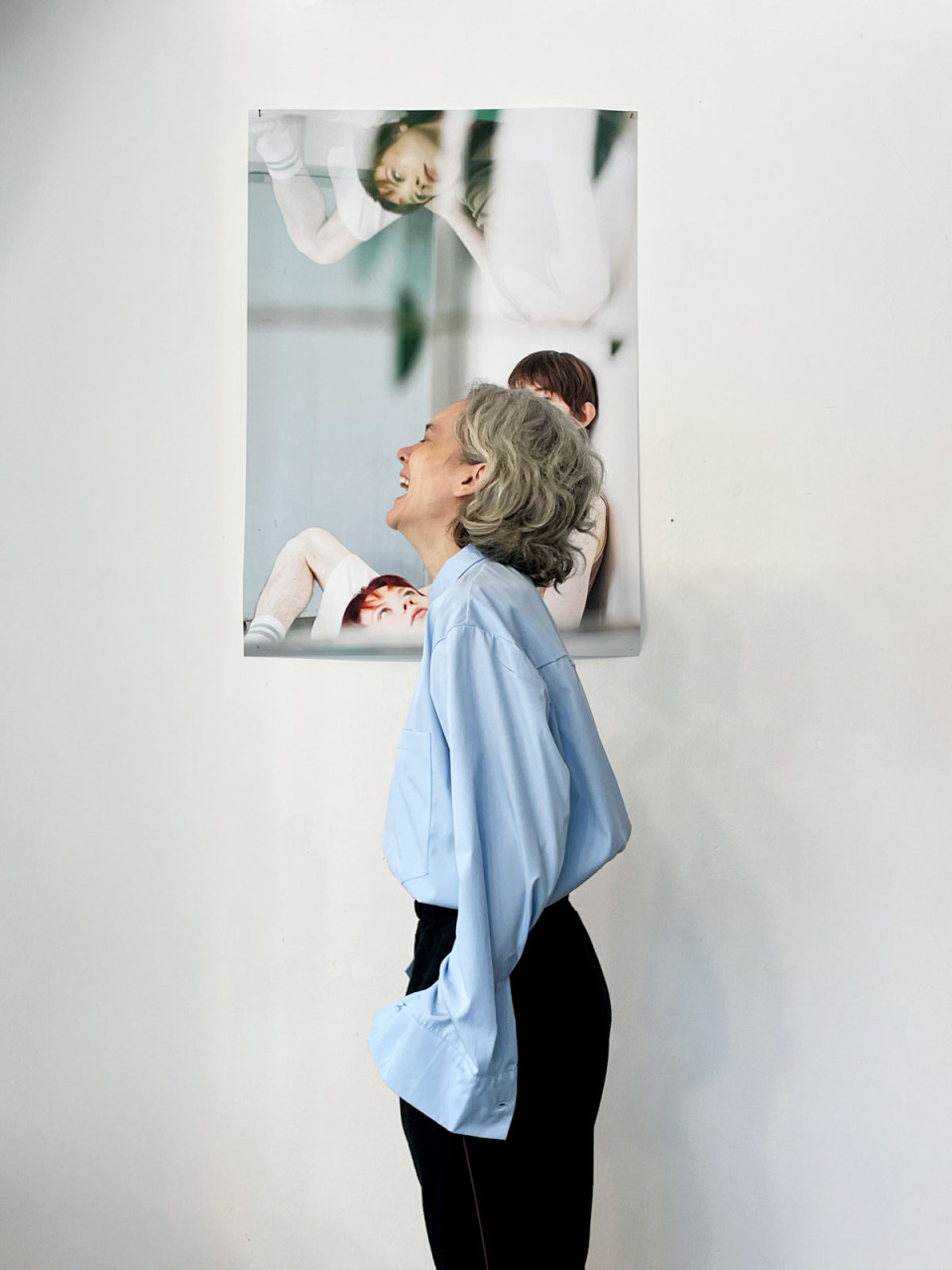 Light Blue Long Sleeves Buttoned Shirt