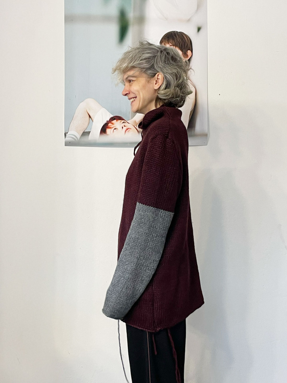 סריג גולף בצבע בורדו One of a Kind 