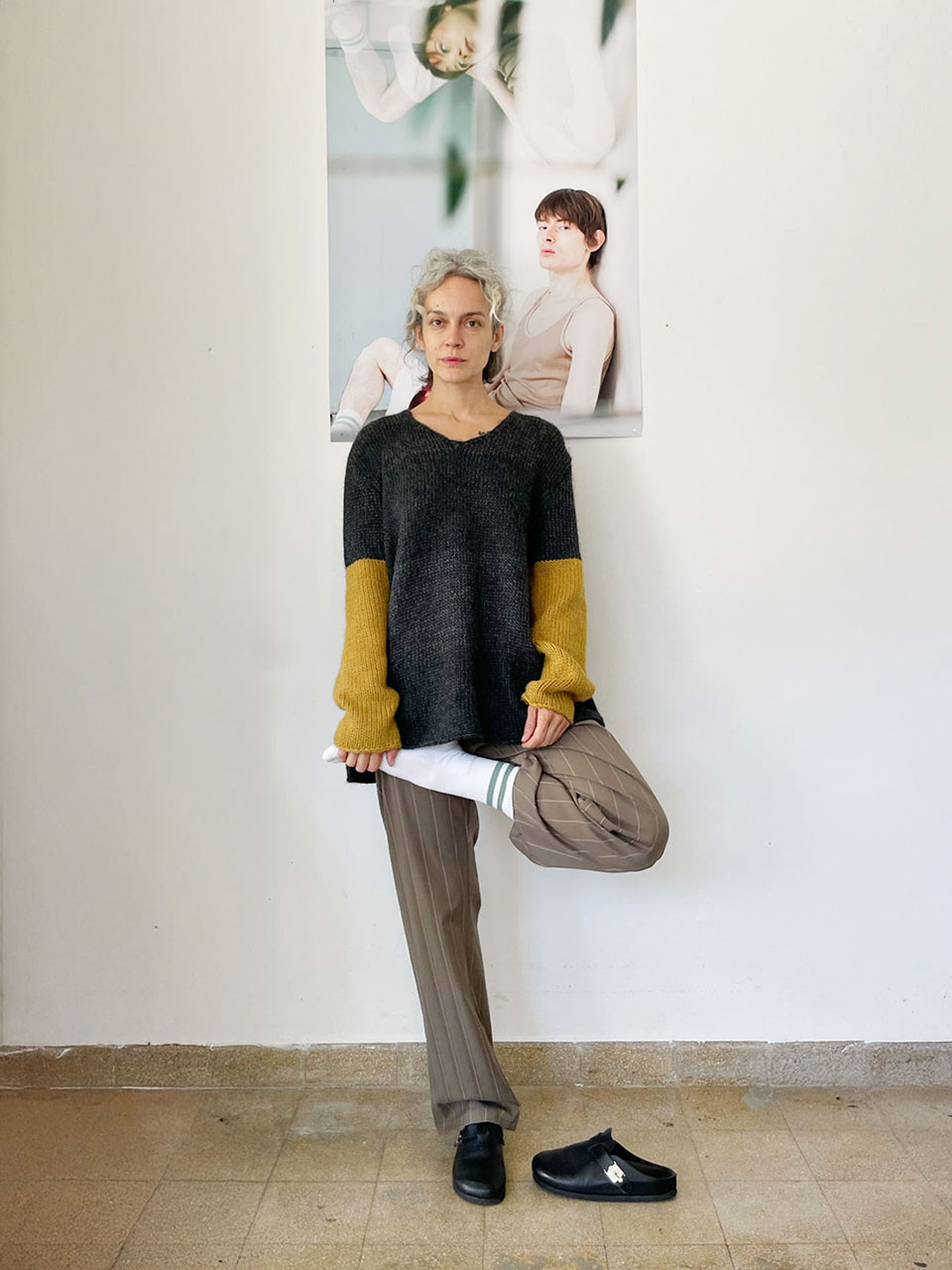 סריג אפור One of a Kind 