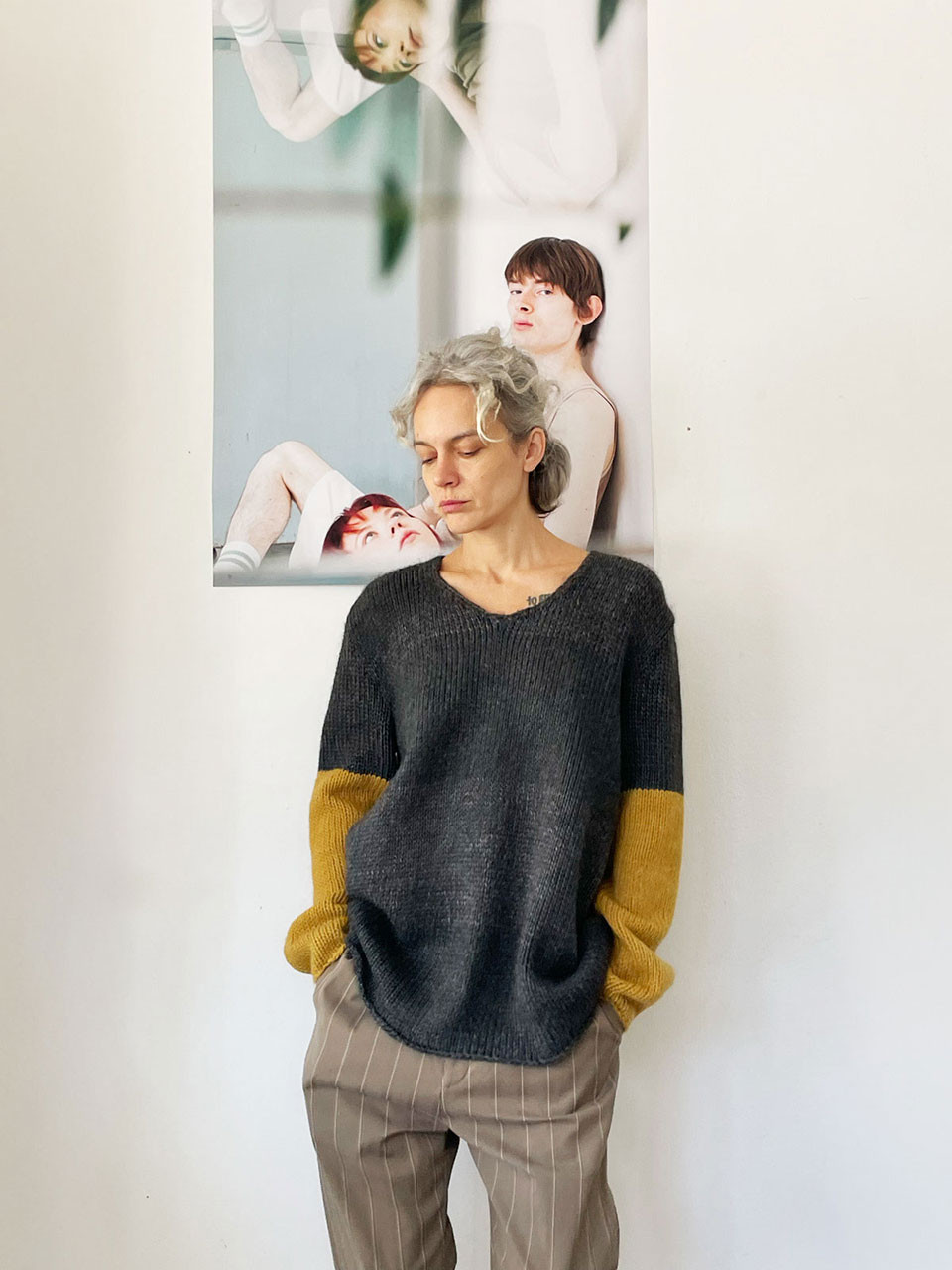 סריג אפור One of a Kind 