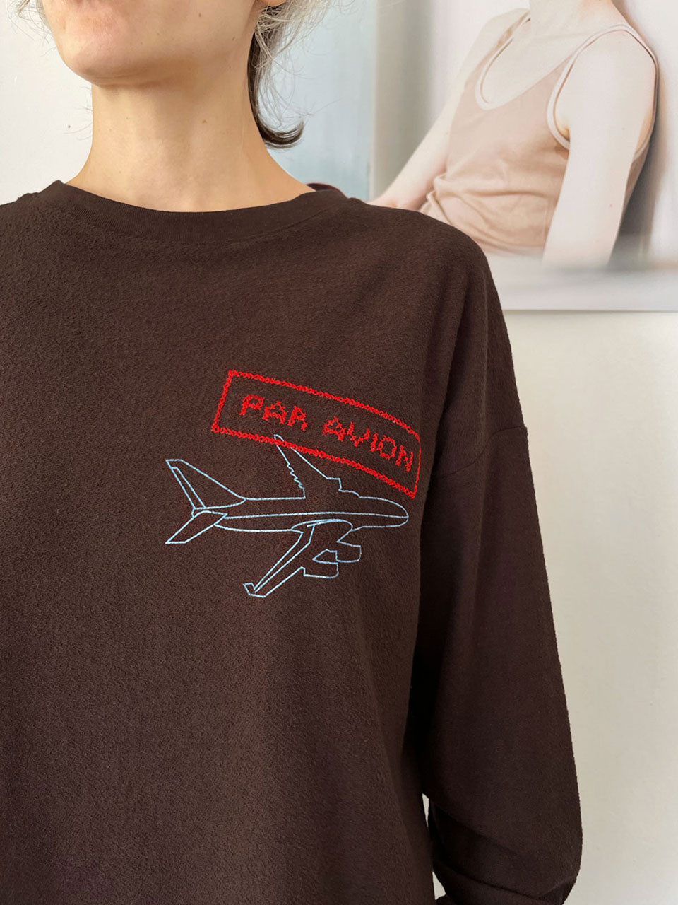 סווטשירט יחודי חום 1991